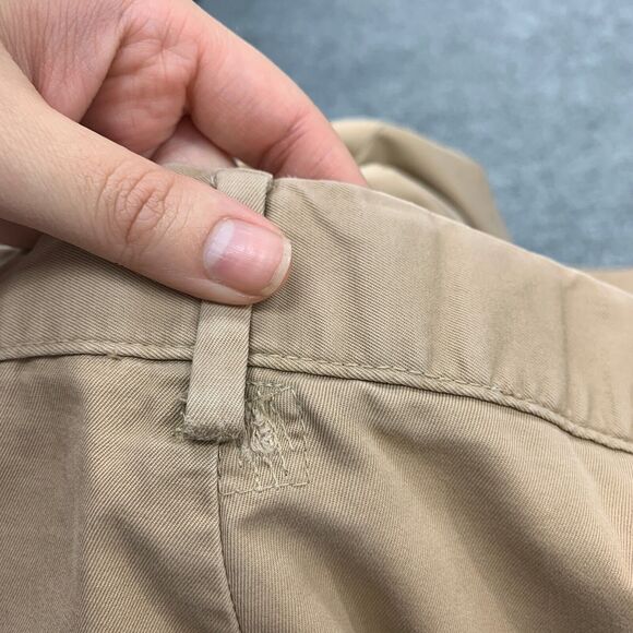 Polo Ralph Lauren Pant Mens 38 Warm Stone Chino High Rise Flat Front Cotton - Picture 12 of 16